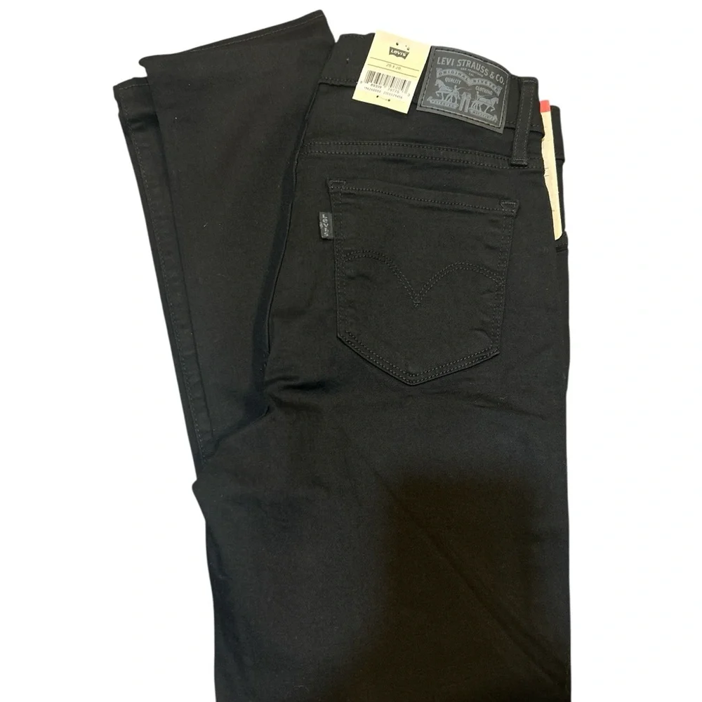Levis 311 Shaping Skinny Jeans Mens 28x28 Black Stellar Stretch Mid Rise New